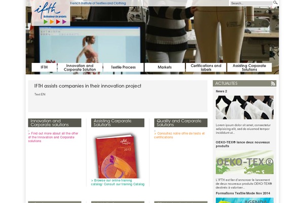 ProLingua theme site design template sample