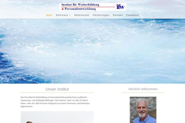 Divi child theme site design template sample