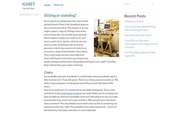 Clear Content theme site design template sample