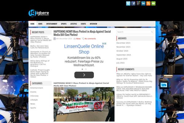 PrimeNews theme websites examples