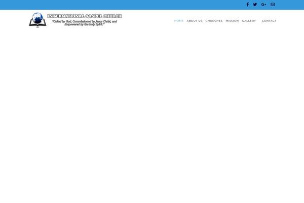 Blessing theme site design template sample