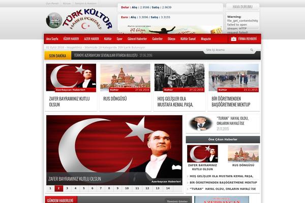 Yhaber theme site design template sample