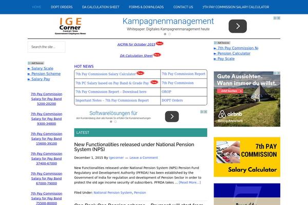 Site using Td-newsletter plugin