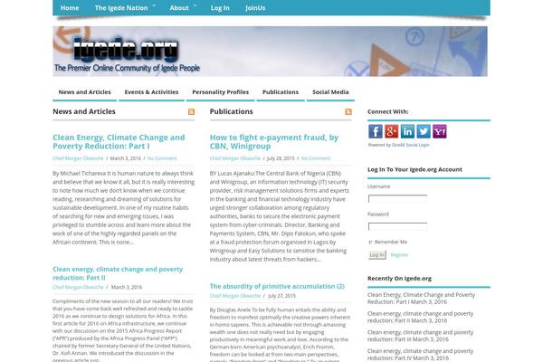 Site using BuddyStream plugin