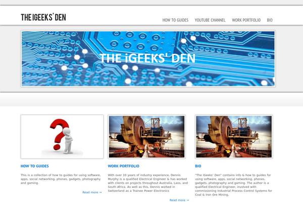 igeekden.com site used WP Opulus