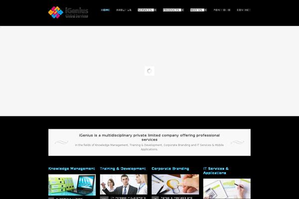 Whisper theme site design template sample