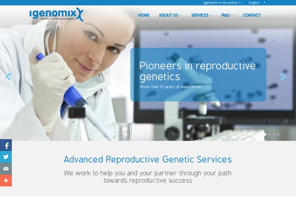 igenomix.com site used Igenomix