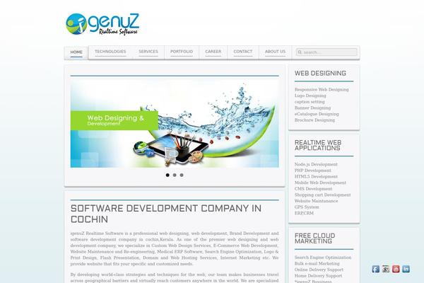 Balance theme site design template sample