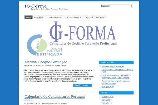 Imprint theme site design template sample