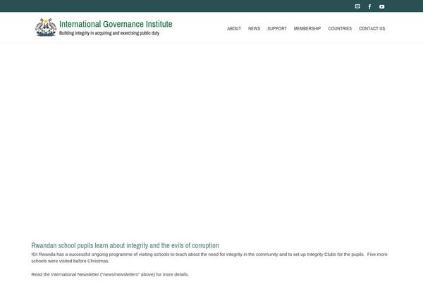 Charitas Lite theme site design template sample