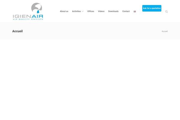 Wpserveur theme site design template sample