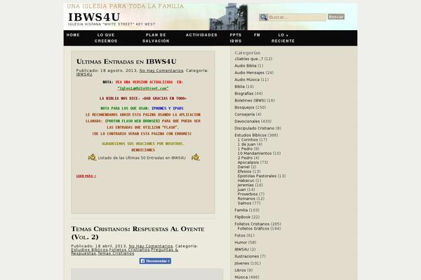 Site using WPaudio MP3 Player plugin