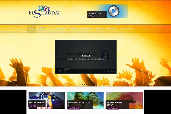 Churchope theme site design template sample