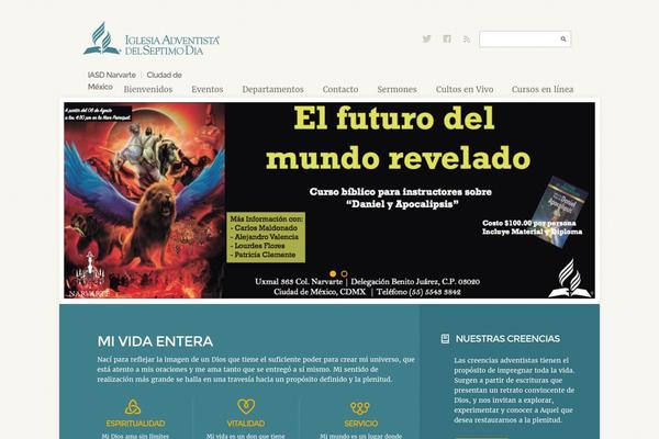 Adventist-corporate theme site design template sample