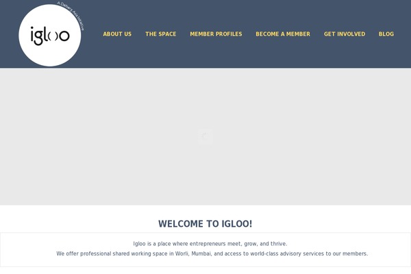 Igloo theme site design template sample