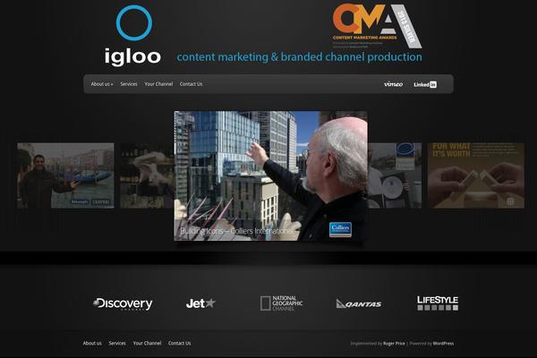 Envisioned theme site design template sample