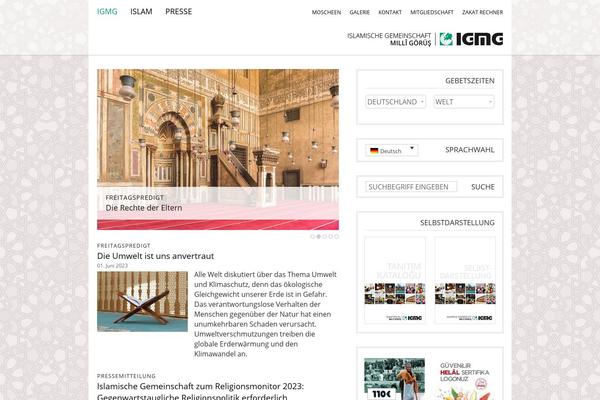 Site using Prayer-times plugin