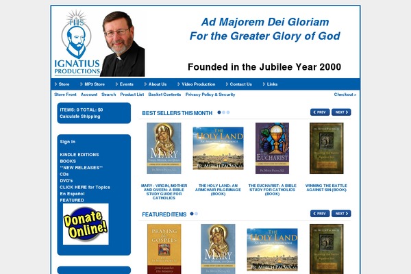 ignatiusproductions.org site used Frmitch-blue
