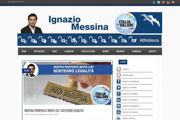 ignaziomessina.it site used Ares