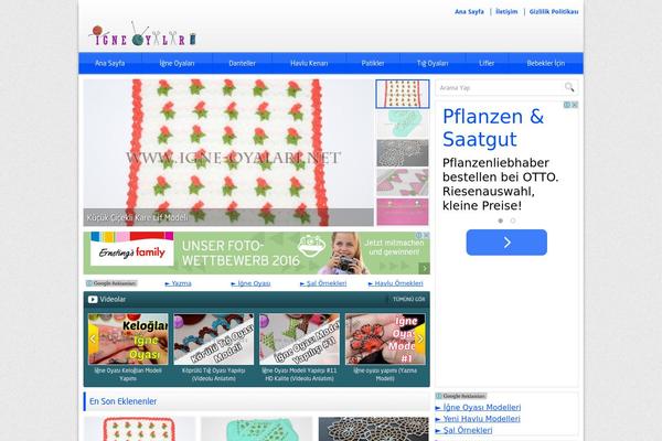 Yaren V2 theme site design template sample