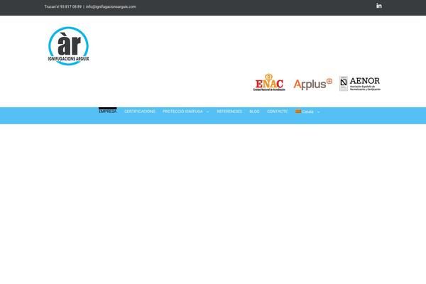 Site using Fusion-builder plugin