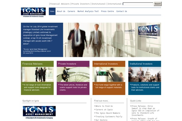 ignisratesviews.com site used Ignis