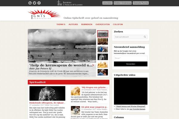 Ignis theme site design template sample
