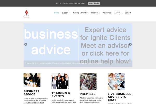 impulse theme site design template sample