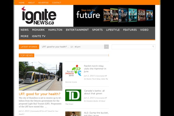 ignitenews.ca site used CNEWS