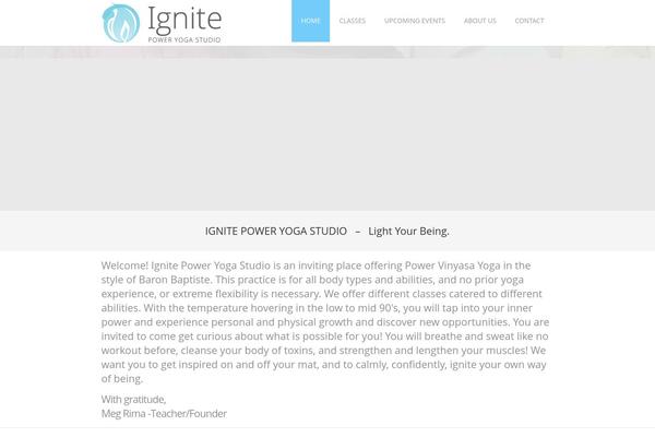 Gym theme site design template sample