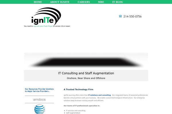 Atlantis theme site design template sample