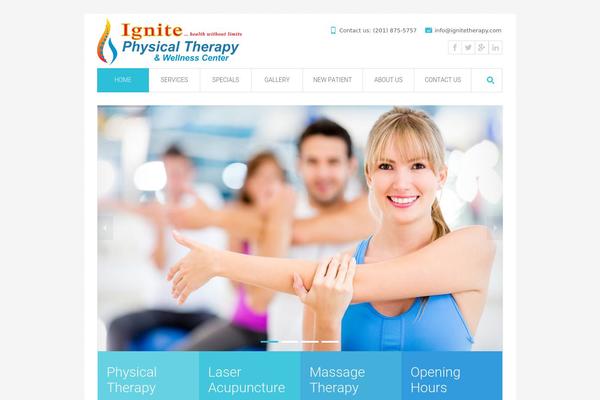 MediCure theme site design template sample