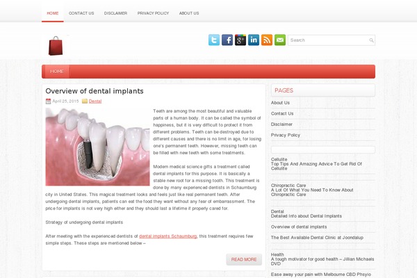 Stylo theme site design template sample