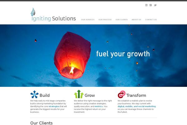 Aries theme site design template sample