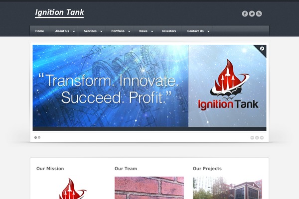 Breakout theme site design template sample