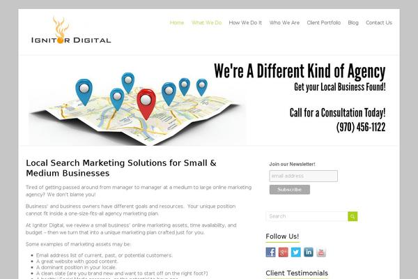 Site using Social Media Widget plugin
