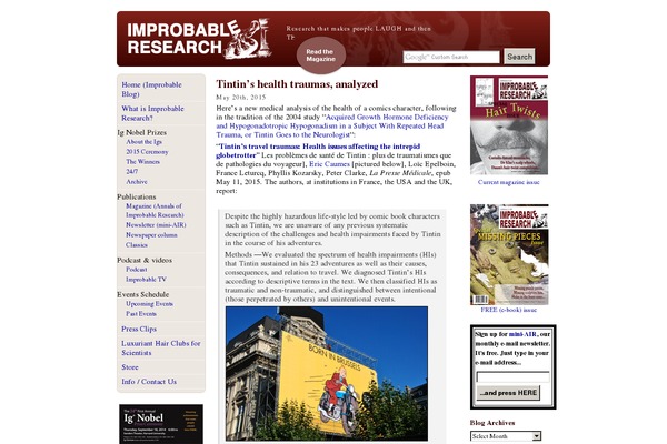 ignobel.com site used Nirmala