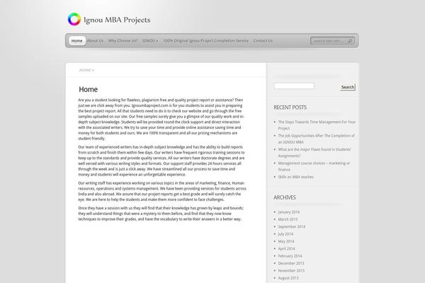 TheProfessional theme site design template sample