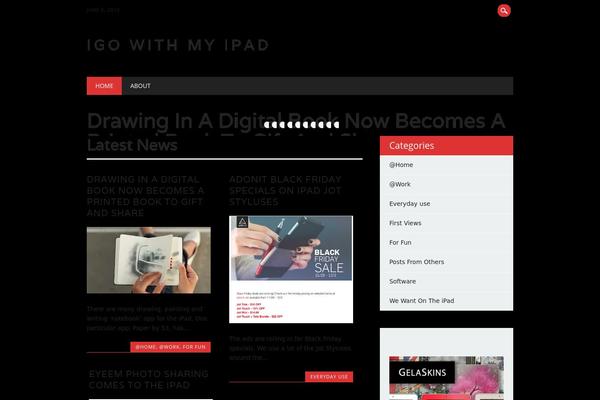 The Newswire theme site design template sample