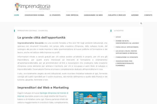 Buntington theme site design template sample