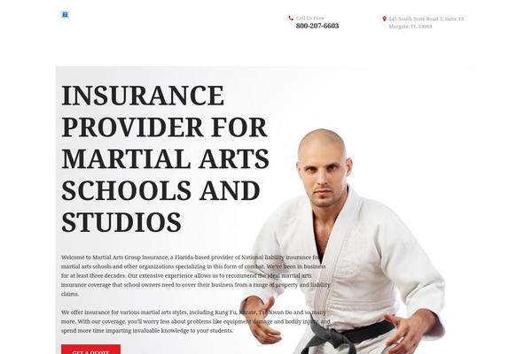 Samurai-school theme site design template sample