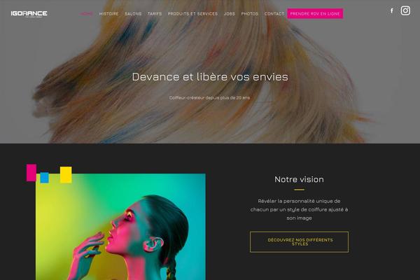 Kendall theme site design template sample