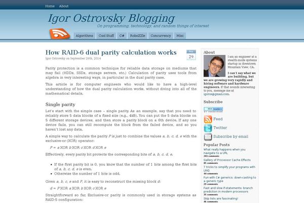 Site using Subscribers Text Counter plugin