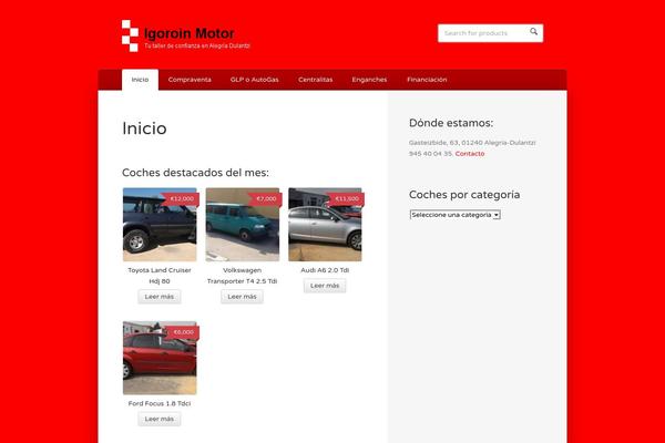 Wootique theme site design template sample