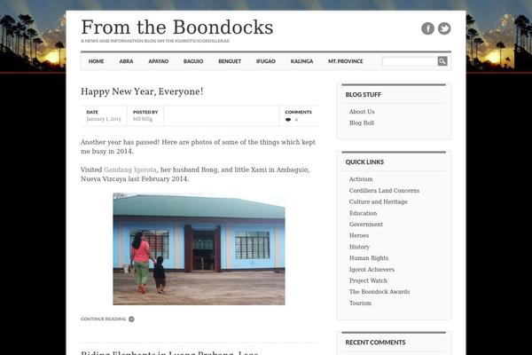 Twenty Fourteen theme site design template sample