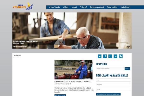 Joshua theme site design template sample