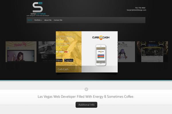Envisioned theme site design template sample