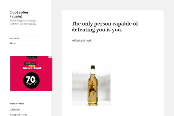 Twenty Fifteen theme site design template sample