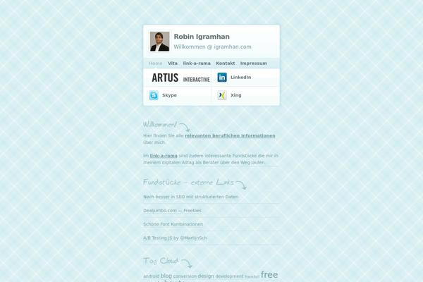 MiniCard theme site design template sample
