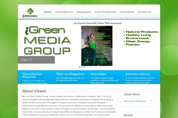 Ecobiz theme site design template sample